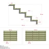 2 TRIN TERRASSETRAPPE 1800 X 370 MM|Plus New