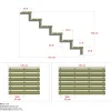 3 TRIN TERRASSETRAPPE 1800 X 420 MM|Plus Discount