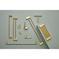 STYLE TOILETPAPIRHOLDER BØRSTET MESSING|Pressalit Sale