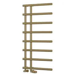 MATERA MATERA HÅNDKLÆDETØRRER, CENTRAL- OG FJERNVARME MESSING 500X1412MM|Prestige New