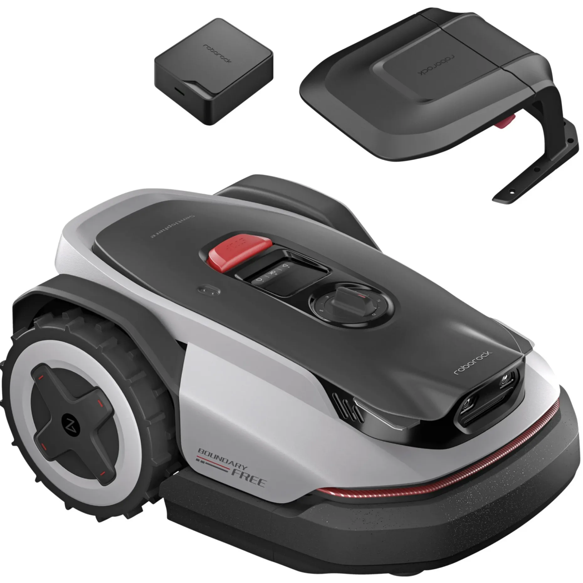 ROBOROCK ROCKNEO Q105 ROBOTPLÆNEKLIPPER INKL. GARAGE OG 4G MODUL 500M2