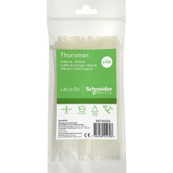 THORSMAN NATUR KABELBINDER 150X3,6 MM 100 STK|Schneider Electric