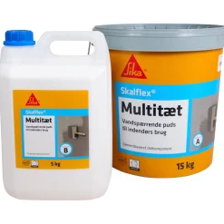 SKALFLEX MULTITÆT 2-KOMPONENT PUDSEMØRTEL GRÅ 20 KG|Sika Sale