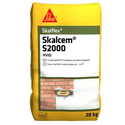 SKALFLEX SKALCEM S2000 VANDSKURINGSMØRTEL HVID 20 KG|SIKA Skalflex Outlet