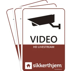 3-PAK ALARMMÆRKATER|SikkertHjem
