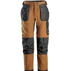 6224 ARBEJDSBUKS 54 BRUN/SORT|Snickers Workwear Hot