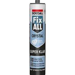 FIX ALL CRYSTAL MULTIFUGE 290 ML TRANSPARENT|Soudal Outlet