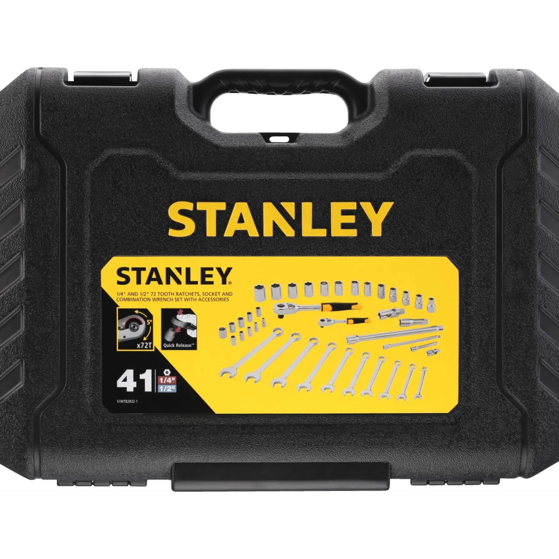 STMT82832-1 TOPNØGLESÆT 1/4" 41 DELE|Stanley Discount