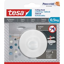 DET SMARTE OPHÆNGNINGSSYSTEM KROG 0,5 KG TAPET OG MALEDE OVERFLADER 1 STK|Tesa