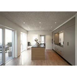 V-LINE 1WAY AKUSTIKPLADE 25 X 600 X 1200 MM ULTRAFIN HVID 101|Troldtekt Hot