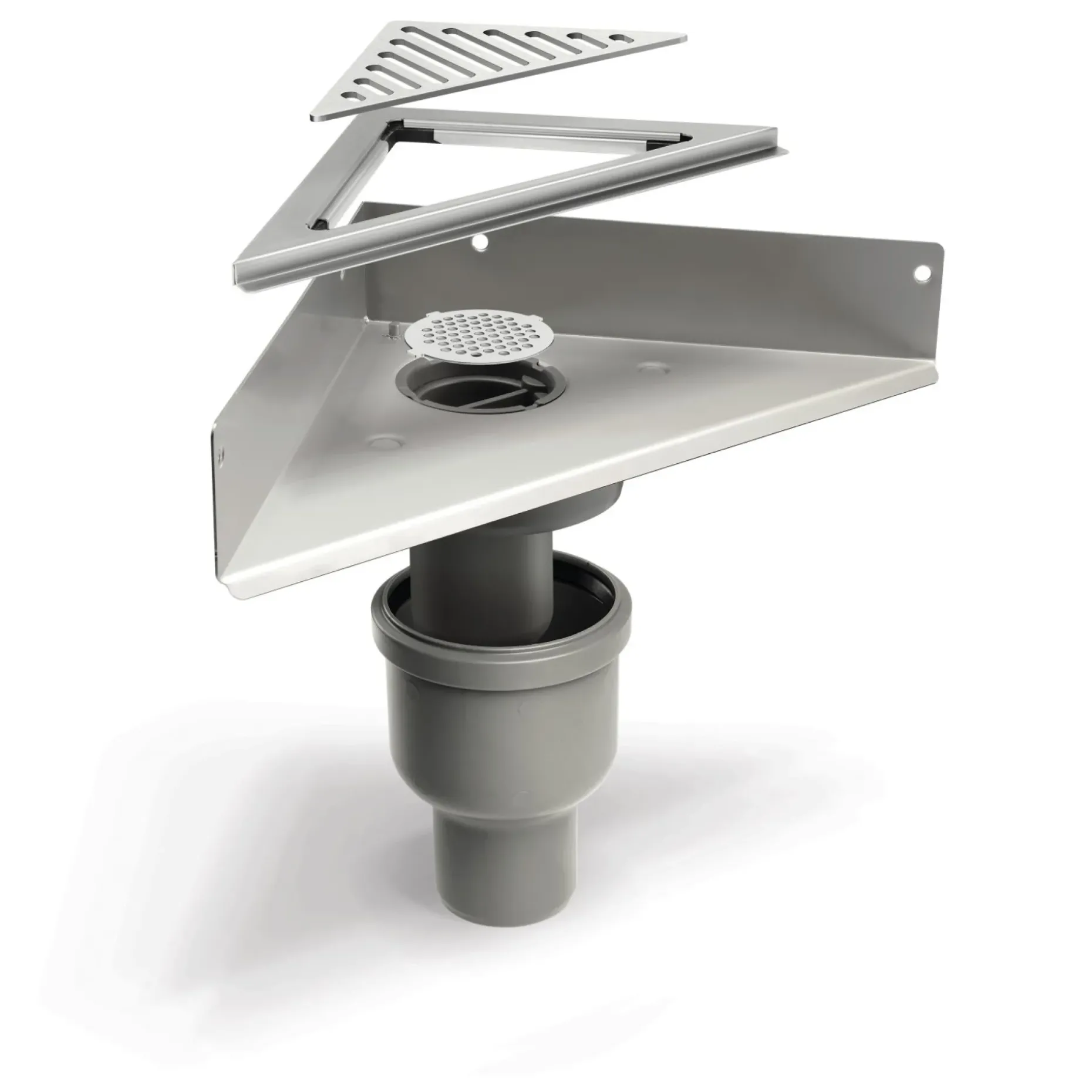 UNIDRAIN 4012.0200 HJØRNEAFLØB