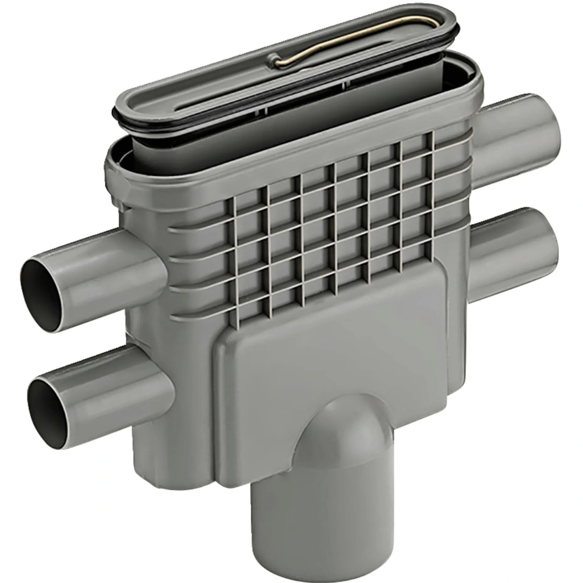UNIDRAIN 1414.0075 UDLØBSHUS 75 MM LODRET