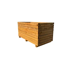 PLANTEKUMME TRYKIMPRÆGNERET FYRTRÆ BRUNIMPREGNERET 100×50×50 CM|Upyard Discount
