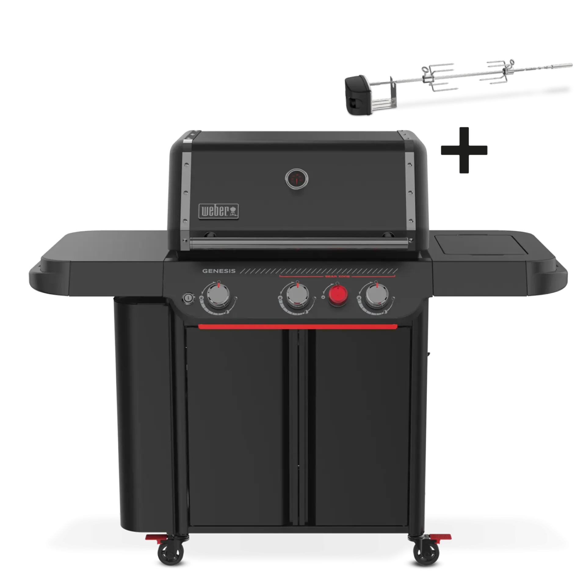 GENESIS E-330R STEALTH GASGRILL MAT SORT|Weber Clearance