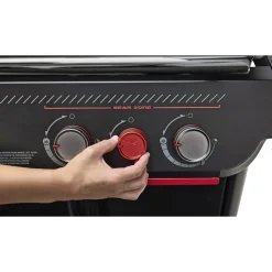 GENESIS E-330R STEALTH GASGRILL MAT SORT|Weber Clearance