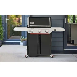 GENESIS E-325W GASGRILL SORT|Weber Outlet