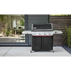 GENESIS E-435W GASGRILL SORT|Weber Sale