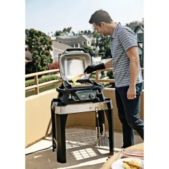 PULSE 2000 - MED STATIV ELGRILL SORT|Weber Outlet