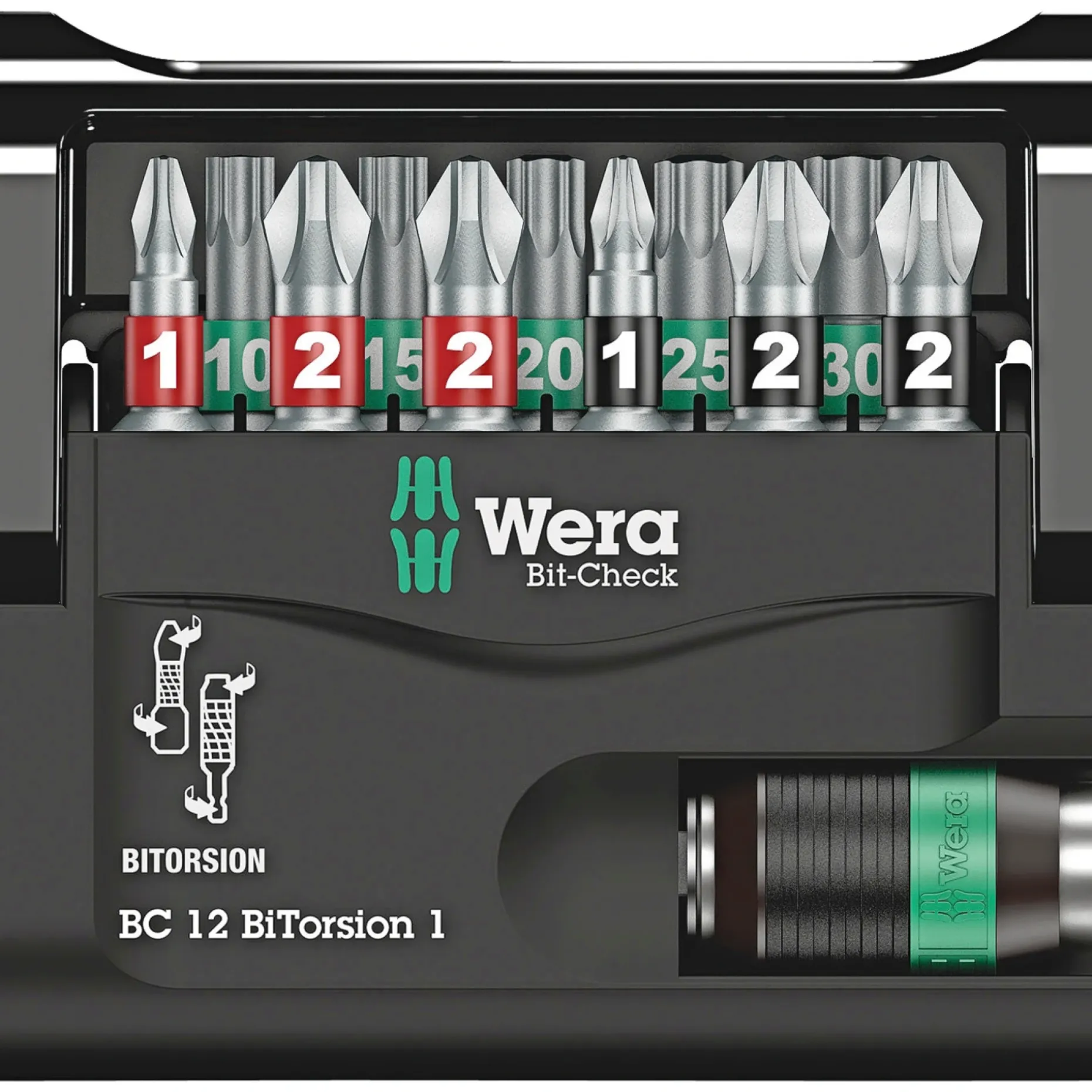 WERA BIT CHECK BITORSION BITSSÆT 12 STK