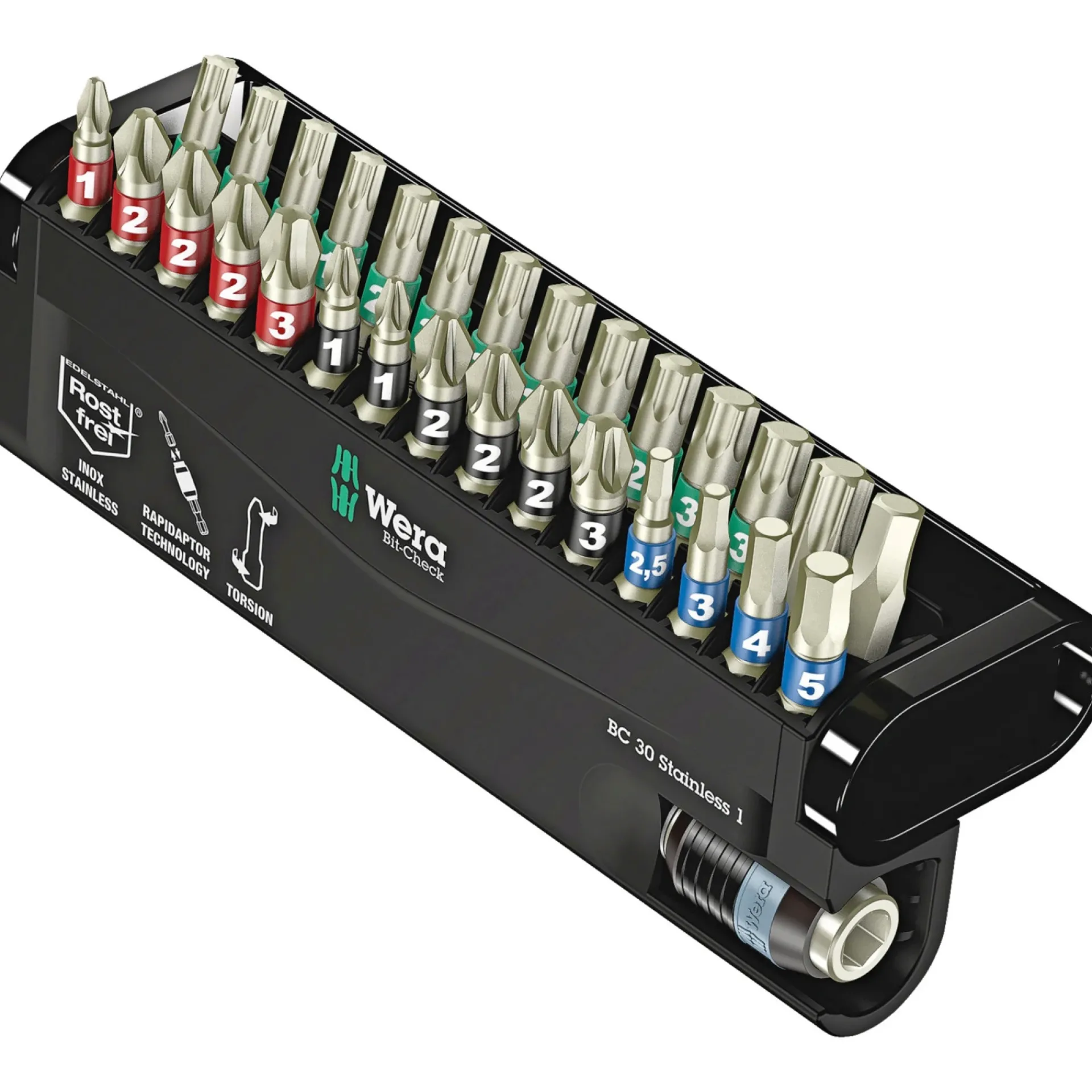 BIT CHECK STAINLESS BITS 30 DELE|Wera Outlet