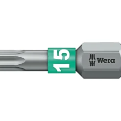 867/1BTZ, 15X25 BITS TX 15 10 STK PR PK|Wera