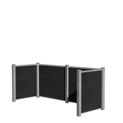 LIVØ PRIME 3 SPANDE RENOVATIONSSKJUL MATSORT TRÆKOMPOSIT|Wimex Clearance